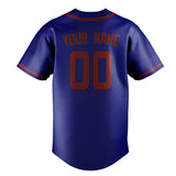 Custom Sky Blue & Crimson Red Colors Design Sports Baseball Jersey