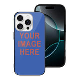 Custom Sky Blue Copper Rose Phone Case