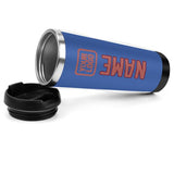 Custom Sky Blue Copper Rose Stainless Steel Water Cup