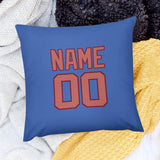Custom Sky Blue Copper Rose Pillowcase