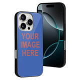 Custom Sky Blue Copper Rose Phone Case