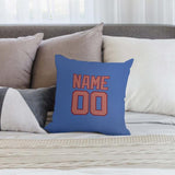 Custom Sky Blue Copper Rose Pillowcase