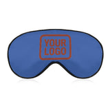 Custom Sky Blue Coral Red Sleep Mask