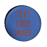 Custom Sky Blue Coral Red Truck Tires