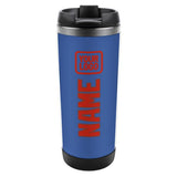 Custom Sky Blue Orange Red Stainless Steel Water Cup