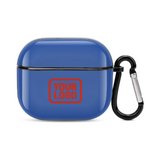 Custom Sky Blue Orange Red AirPods Case (3rd Generation)