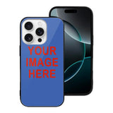 Custom Sky Blue Orange Red Phone Case