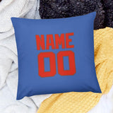 Custom Sky Blue Orange Red Pillowcase