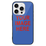Custom Sky Blue Orange Red Phone Case