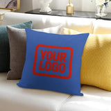 Custom Sky Blue Orange Red Pillowcase
