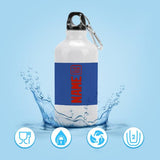Custom Sky Blue Orange Red Sports Bottle