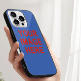Custom Sky Blue Orange Red Phone Case