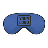 Custom Sky Blue Black Sleep Mask