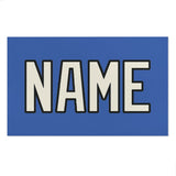 Custom Sky Blue Cream Beach Towel