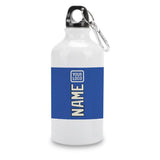 Custom Sky Blue Cream Sports Bottle
