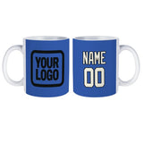 Custom Sky Blue Cream Mug