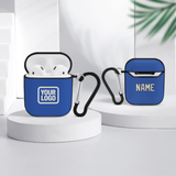 Custom Sky Blue Cream AirPods Case