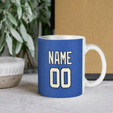 Custom Sky Blue Cream Mug