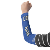 Custom Sky Blue Cream Arm Sleeve