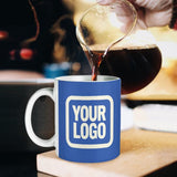 Custom Sky Blue Cream Mug
