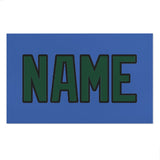 Custom Sky Blue Green Beach Towel