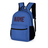 Custom Sky Blue Purple Kids Backpack