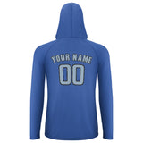 Custom Sky Blue Light Blue UV-Hoodie