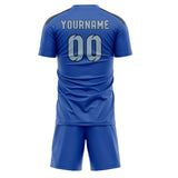 Custom Sky Blue Light Blue Soccer Jersey