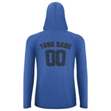 Custom Sky Blue Blue UV-Hoodie