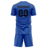Custom Sky Blue Blue Soccer Jersey