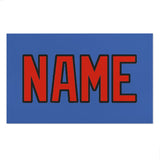 Custom Sky Blue Orange Red Beach Towel