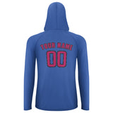 Custom Sky Blue Pink UV-Hoodie
