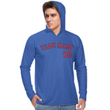 Custom Sky Blue Pink UV-Hoodie