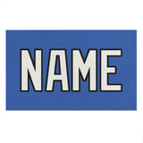 Custom Sky Blue White Beach Towel