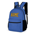 Custom Sky Blue Yellow Kids Backpack