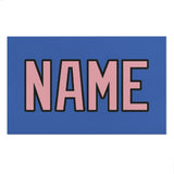 Custom Sky Blue Light Pink Beach Towel