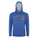 Custom Sky Blue Light Pink UV-Hoodie