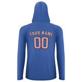 Custom Sky Blue Light Pink UV-Hoodie