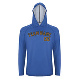Custom Sky Blue Khaki UV-Hoodie