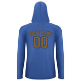 Custom Sky Blue Khaki UV-Hoodie