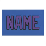 Custom Sky Blue Light Purple Beach Towel