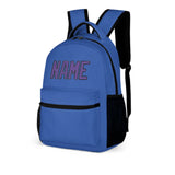 Custom Sky Blue Light Purple Kids Backpack