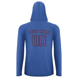 Custom Sky Blue Light Purple UV-Hoodie