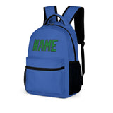 Custom Sky Blue Emerald Green Kids Backpack