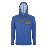 Custom Sky Blue Light Khaki UV-Hoodie