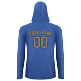 Custom Sky Blue Light Khaki UV-Hoodie
