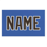 Custom Sky Blue Brown Beach Towel