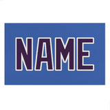 Custom Sky Blue Purple Beach Towel