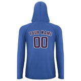 Custom Sky Blue Purple UV-Hoodie
