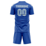 Custom Sky Blue Light Blue Soccer Jersey